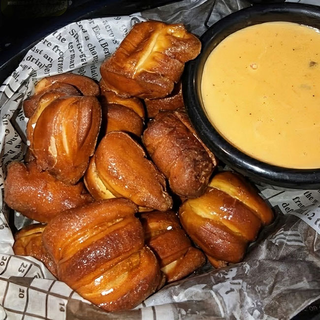 Bites with dipping sauce