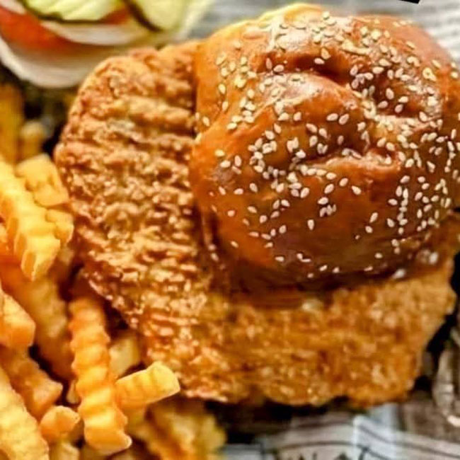 Tenderloin with fries